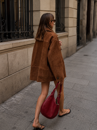 CHAQUETA SUEDE RETRO