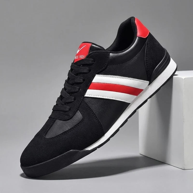 RETRO LEATHER SNEAKERS