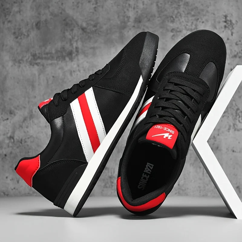 RETRO LEATHER SNEAKERS