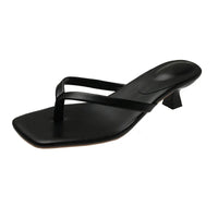 SANDALIAS DE TACÓN BAJO "SOL"