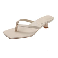 SANDALIAS DE TACÓN BAJO "SOL"