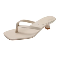 SANDALIAS DE TACÓN BAJO "SOL"