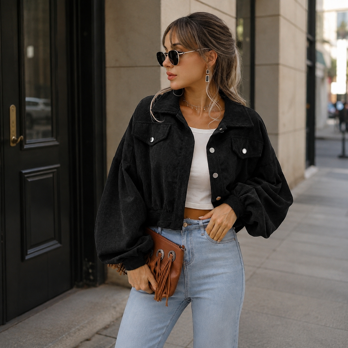 CHAQUETA DE PANA URBAN CHIC