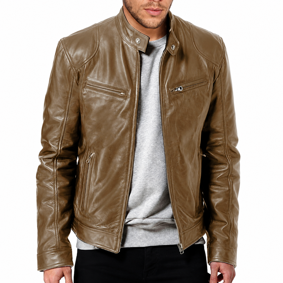 CHAQUETA DE CUERO MASÓN